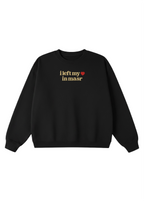 Embroidered I Left My Heart in Masr Crewneck