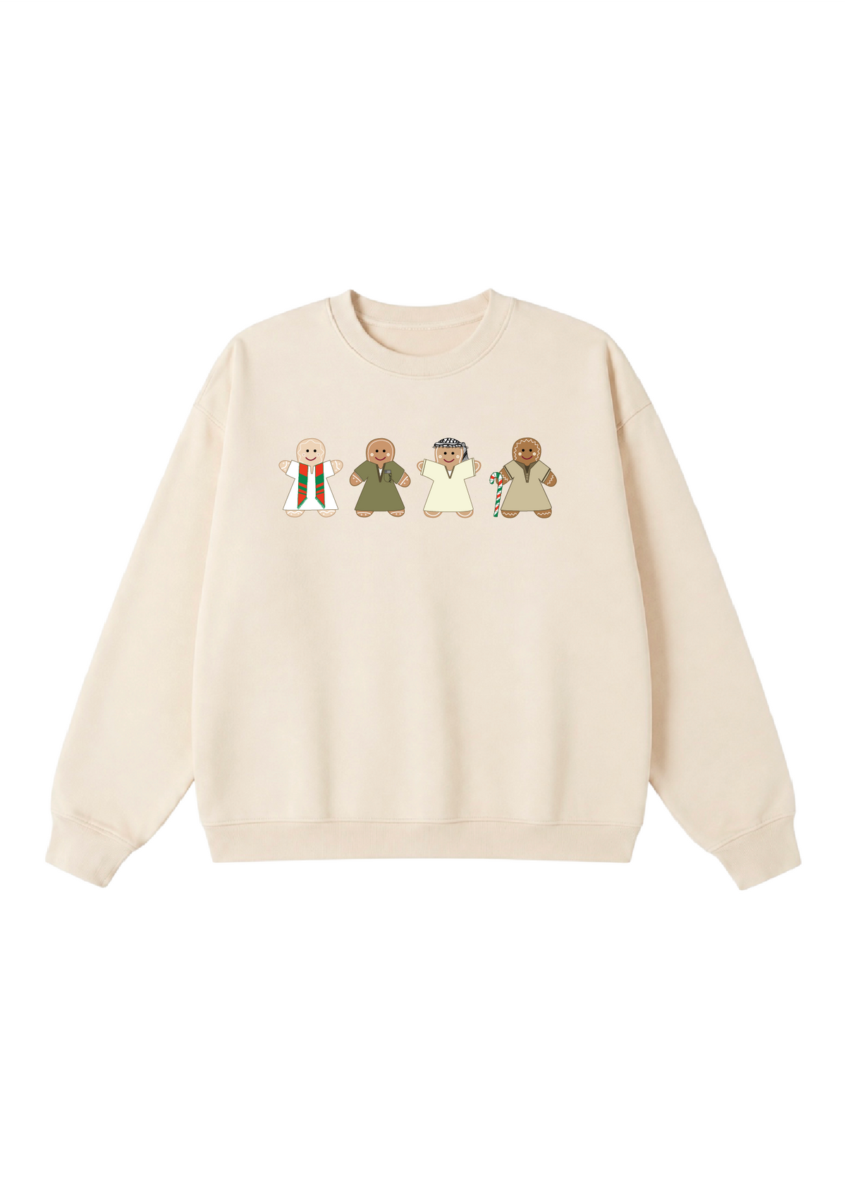Gingerbread Men in Galabeyas Crewneck