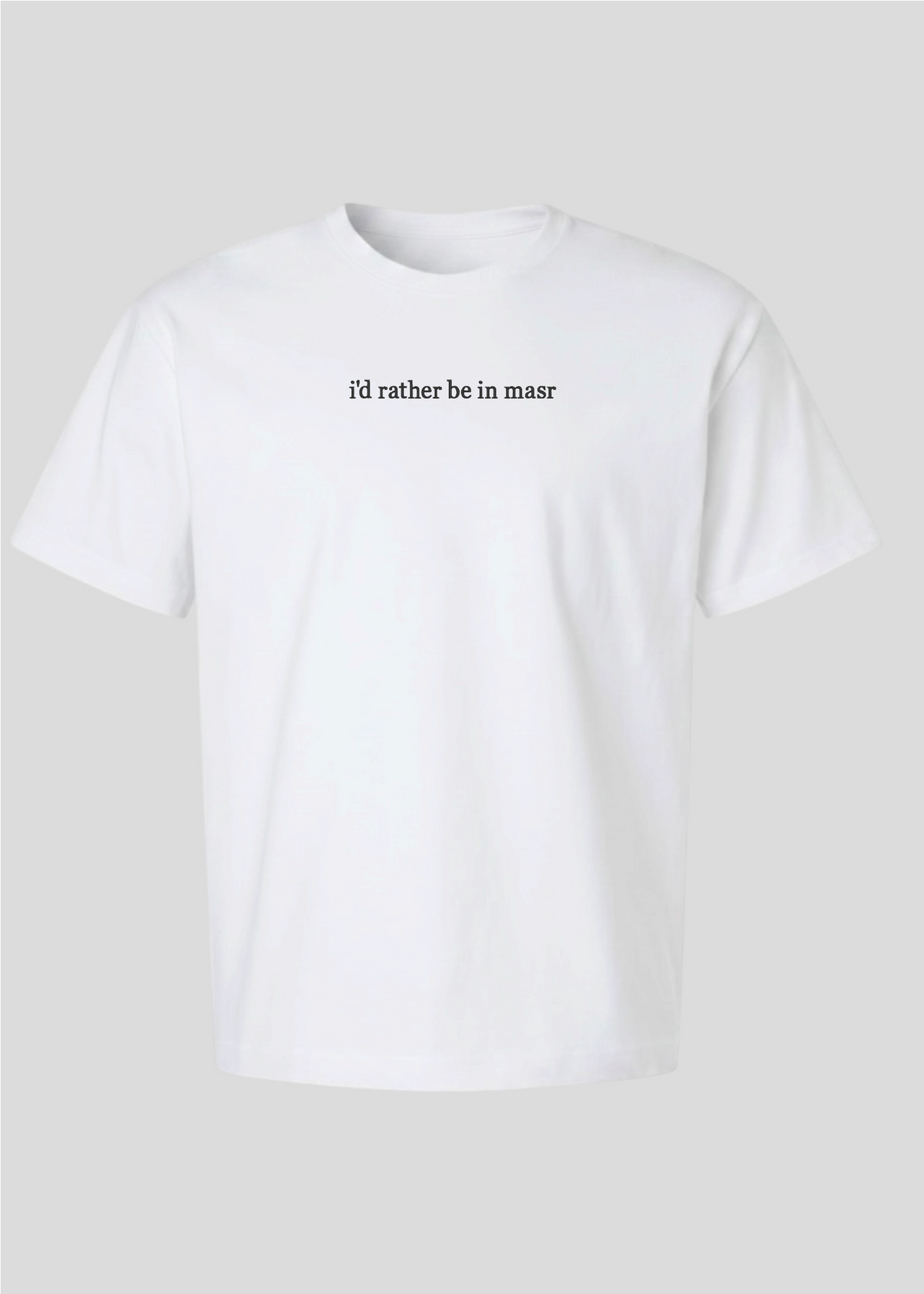Embroidered I'd Rather Be In Masr Tee