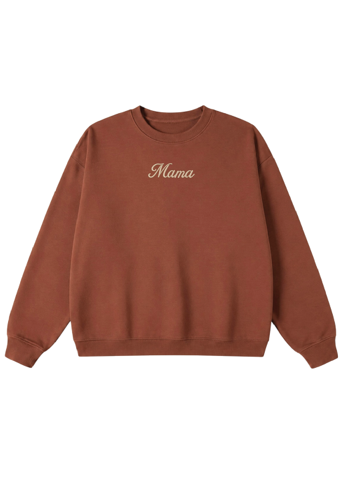 Embroidered Custom Mama Crewneck
