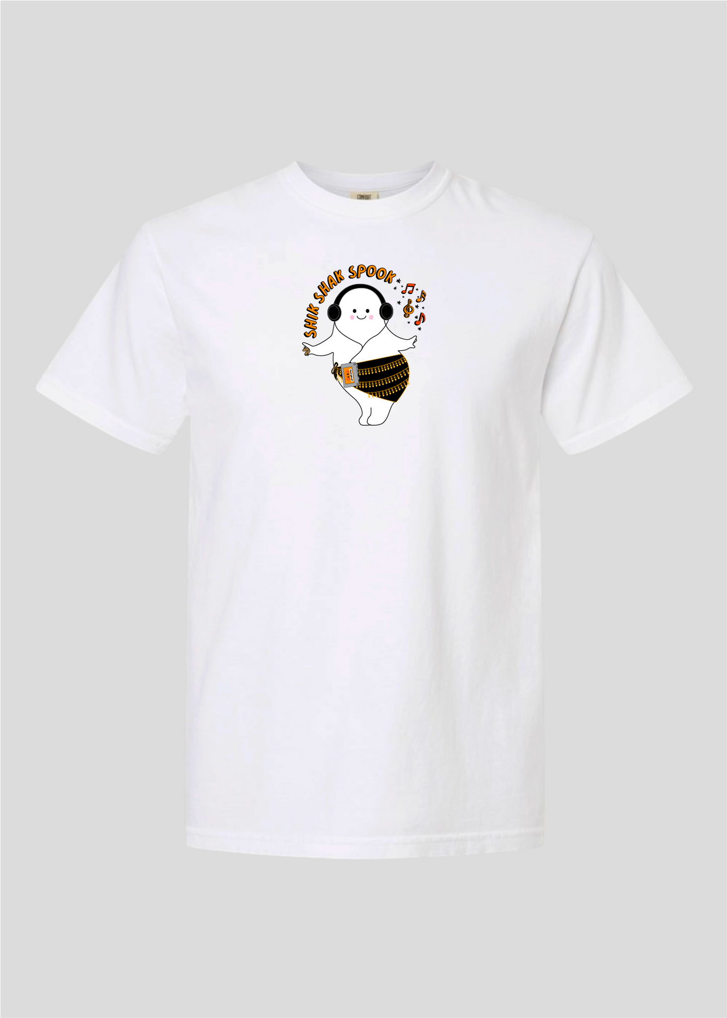 Shik Shak Spook Belly Dancing Ghost Tee