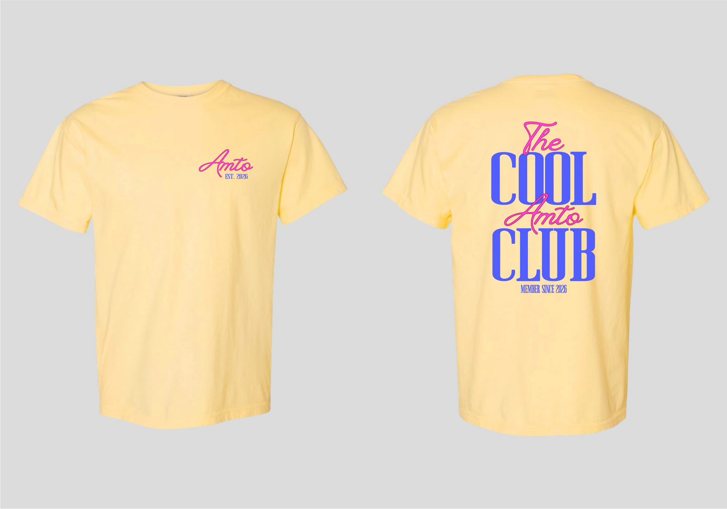 Custom Date: Cool Amto Club Tee
