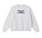 Embroidered I'd Choose to be Egyptian in Every Lifetime Crewneck