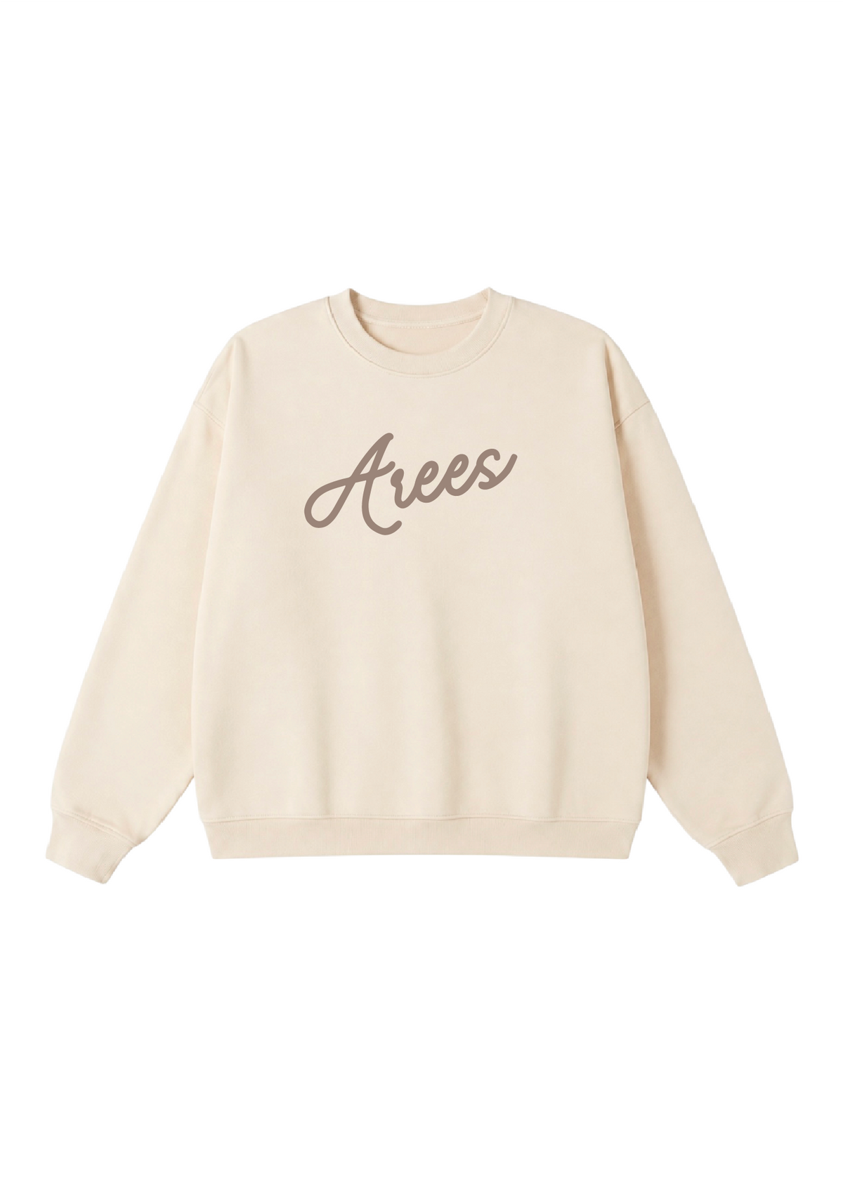 Arees Cursive Script Crewneck