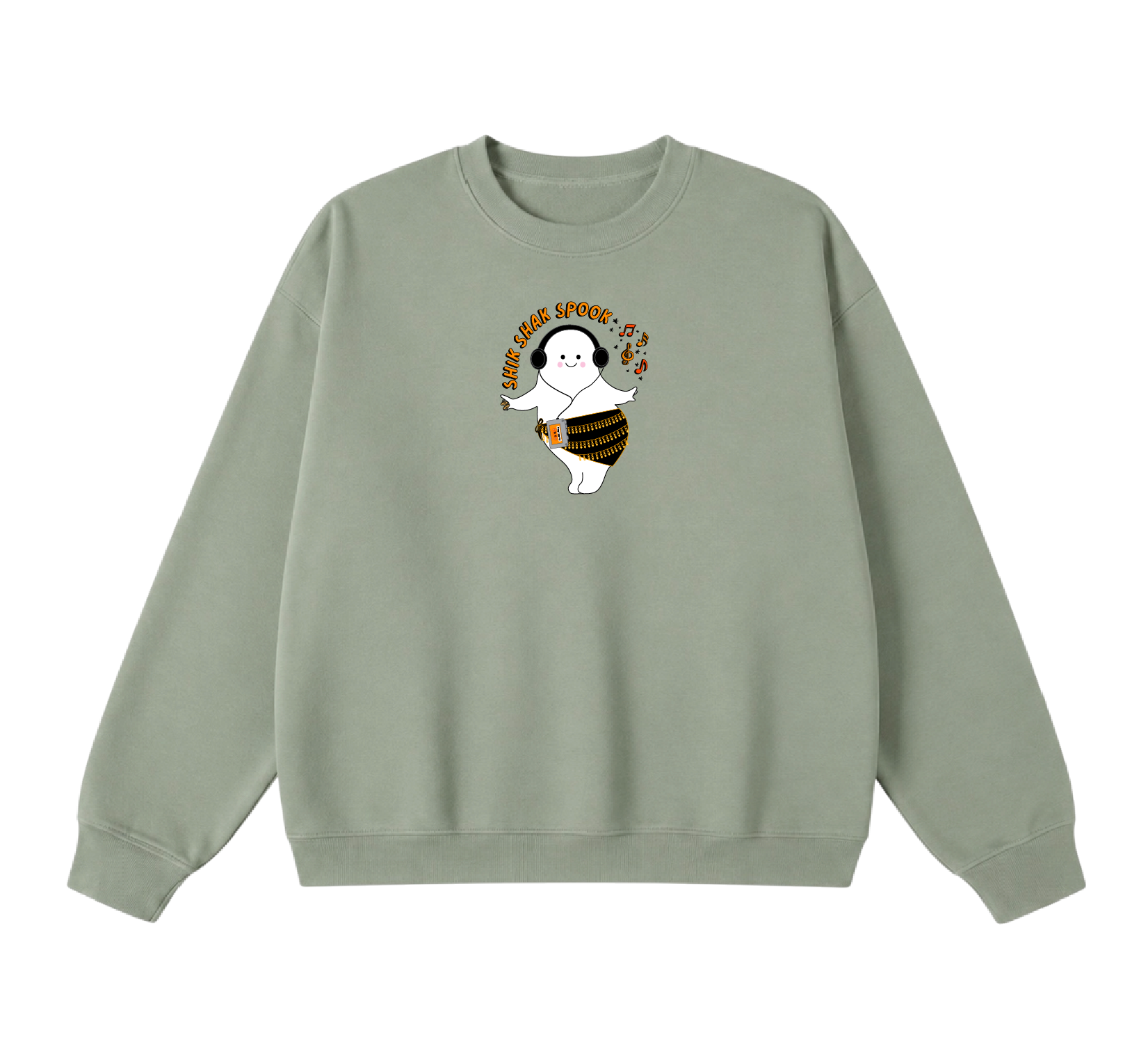 Shik Shak Spook Belly Dancing Ghost Crewneck