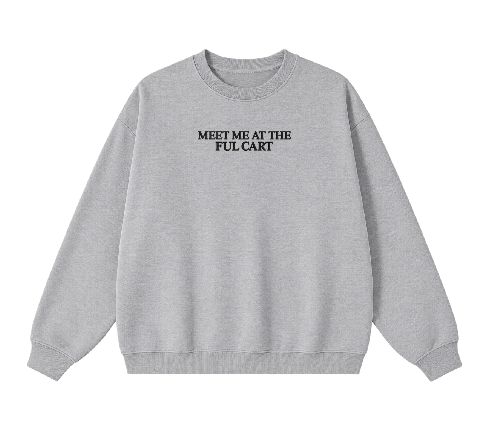 Embroidered Meet Me at the Ful Cart Crewneck