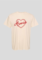 Vintage Scalloped Heart Aroosa Tee