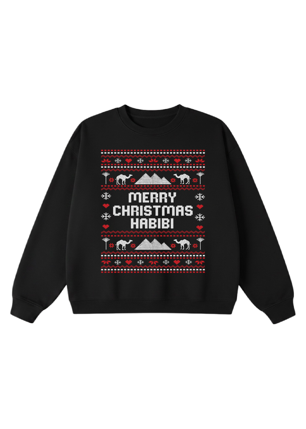 Merry Christmas Habibi - Ugly Christmas Crewneck