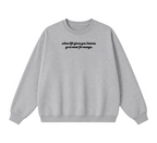 Embroidered When Life Gives You Lemons, Go To Masr For Manga Crewneck