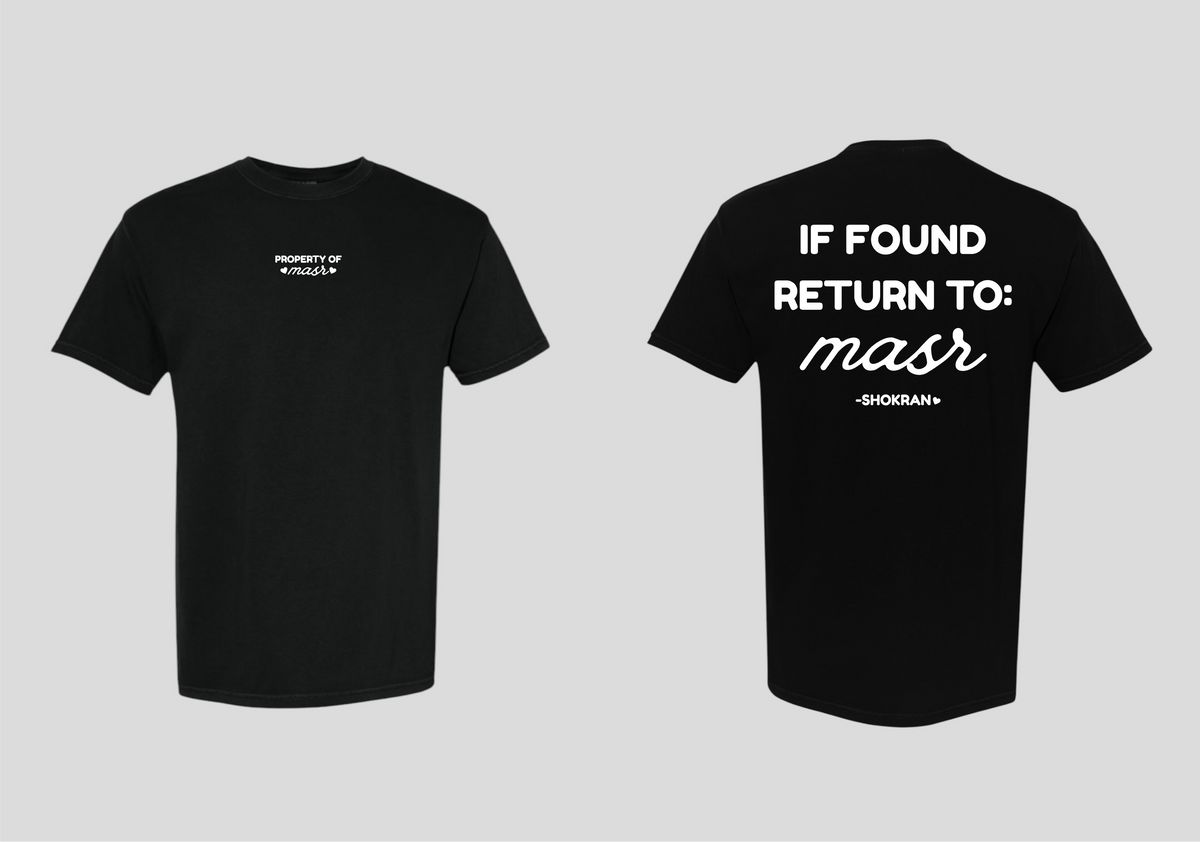 If Found Return to Masr Tee