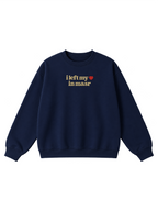 Embroidered I Left My Heart in Masr Crewneck