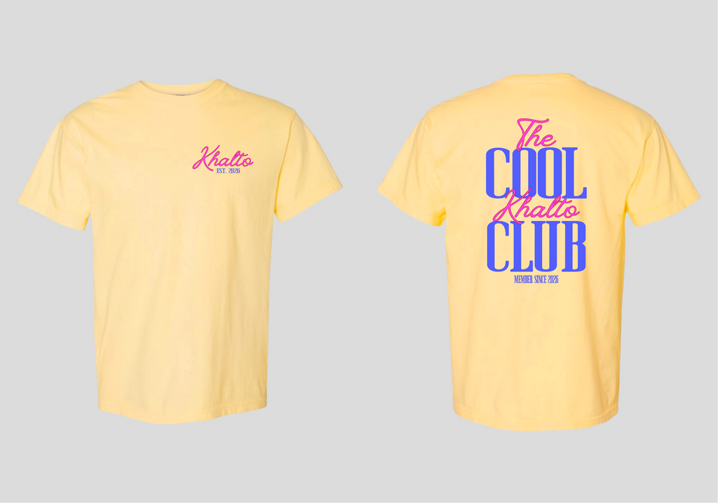 Custom Year: Cool Khalto Club Tee