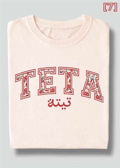 Floral Teta Tee