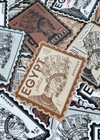 Nefertiti - Egypt Postage Stamp Vinyl Sticker