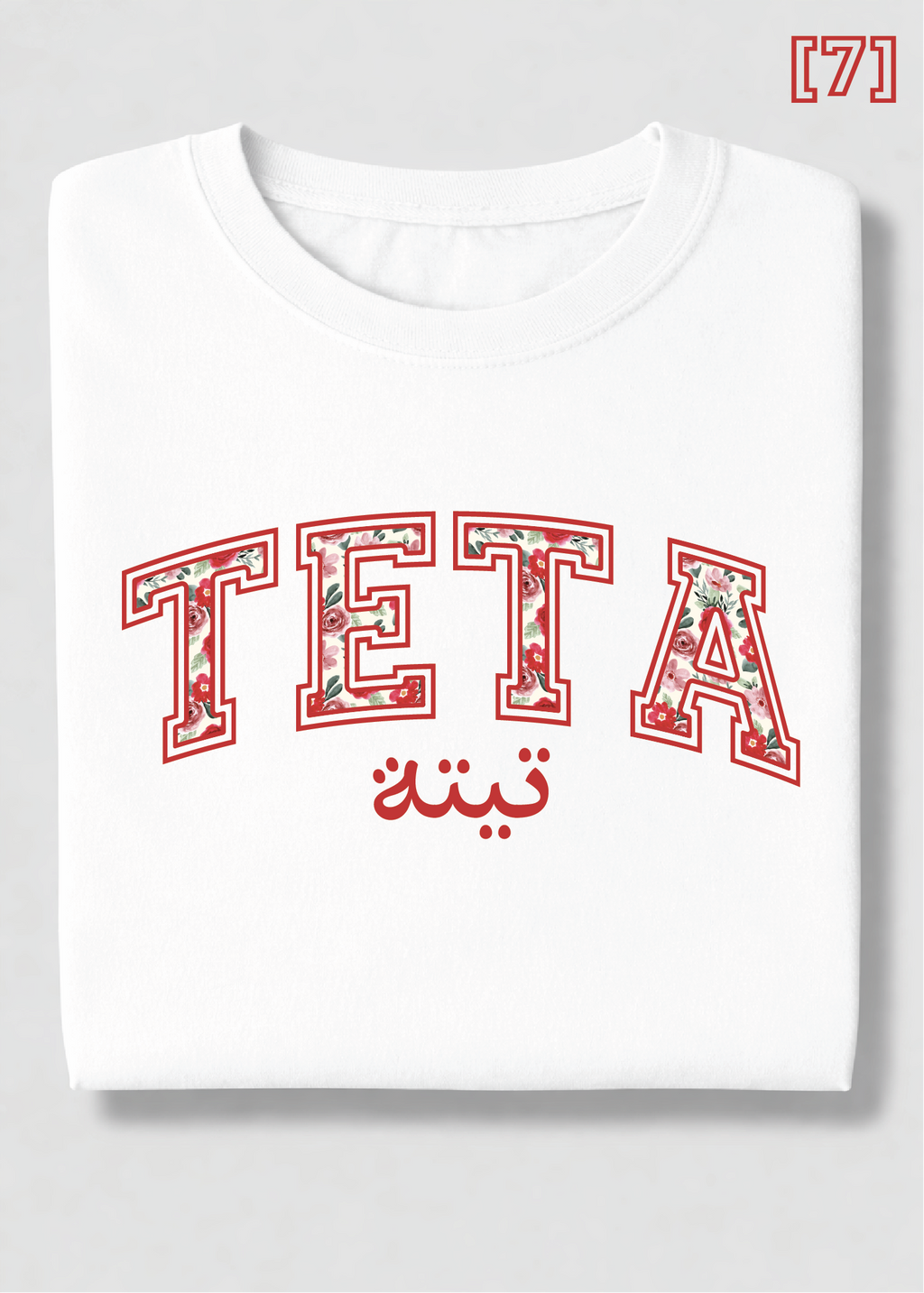 Floral Teta Tee