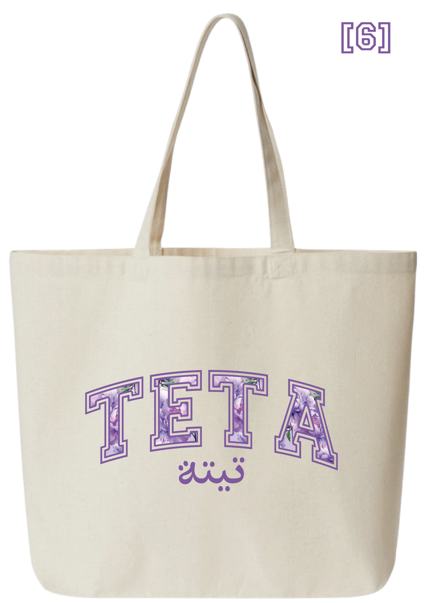 Floral Teta Jumbo Tote