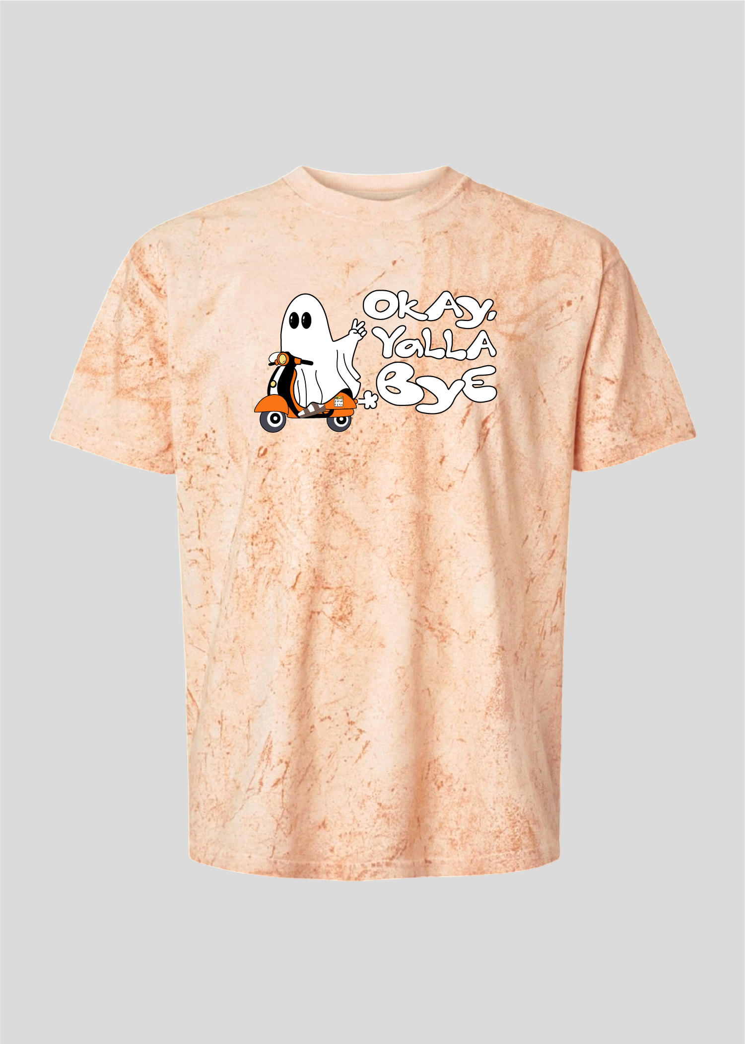Okay, Yalla Bye Ghost Scooter Tee