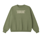 Embroidered Catching Flights to Masr is My Favorite Sport Crewneck
