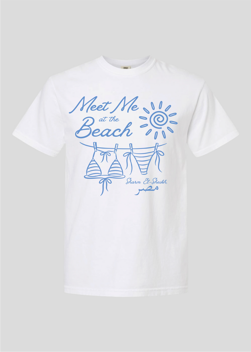 Meet Me at the Beach- Egypt Bikini Tee