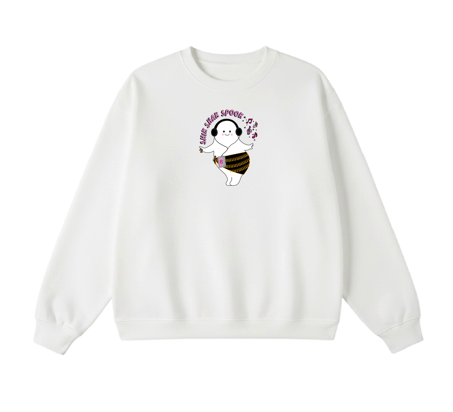 Shik Shak Spook Belly Dancing Ghost Crewneck