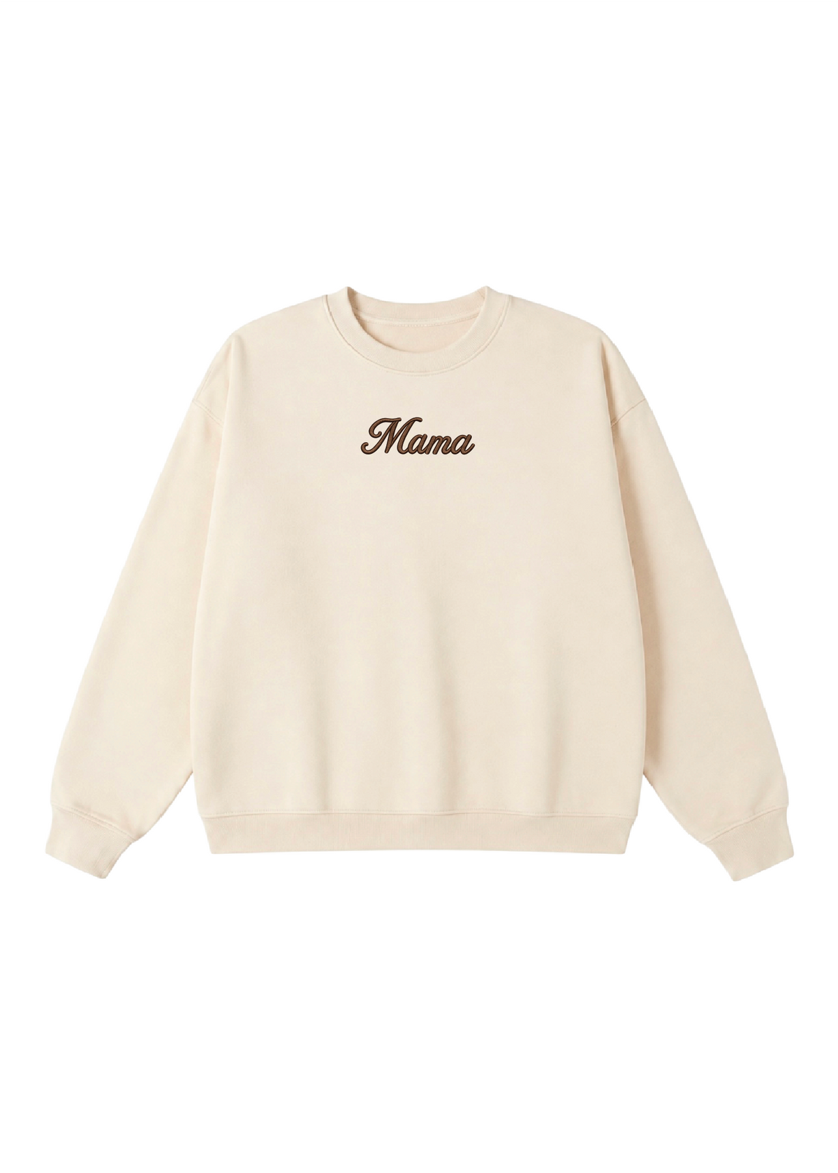 Embroidered Custom Mama Crewneck