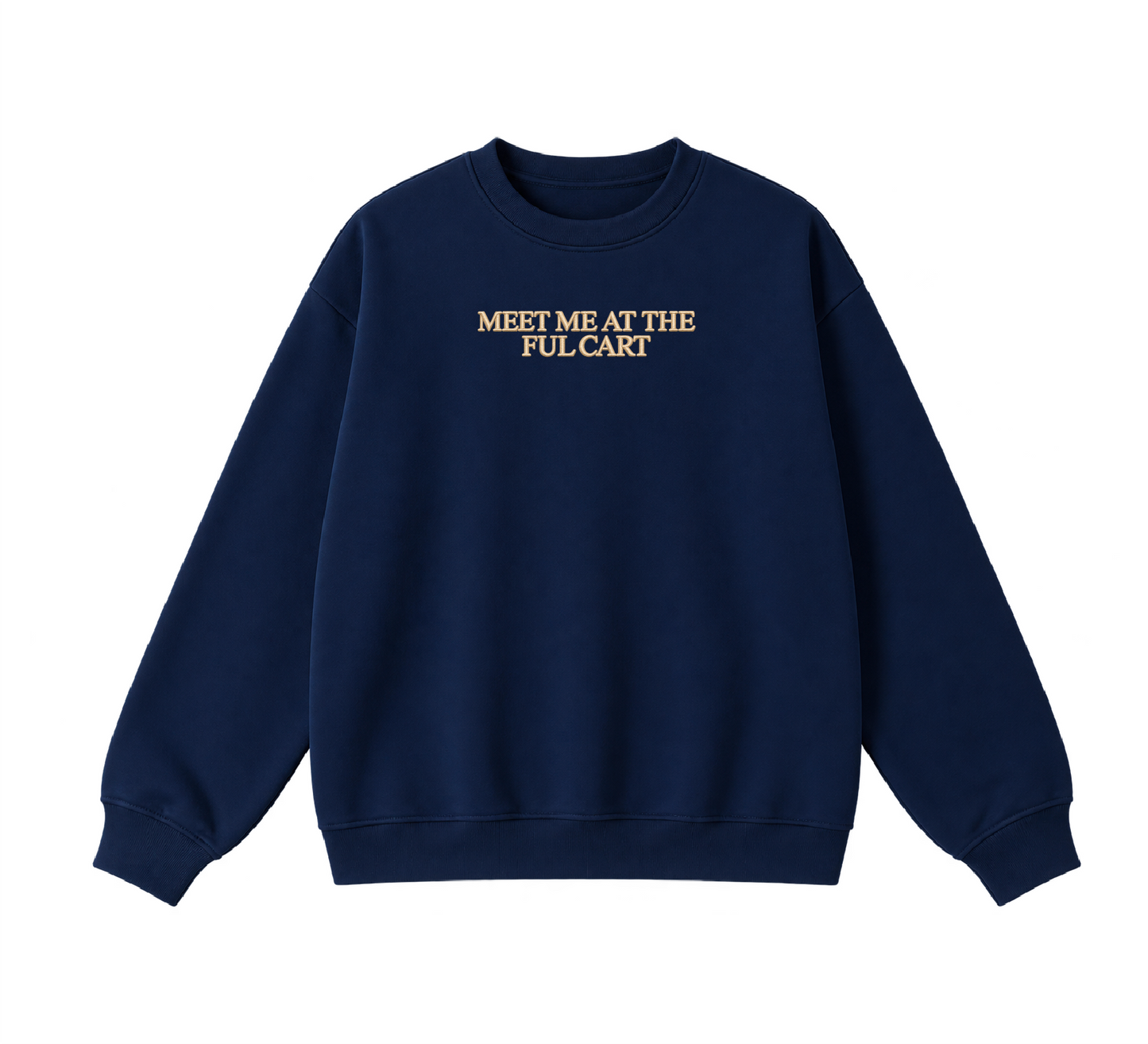 Embroidered Meet Me at the Ful Cart Crewneck