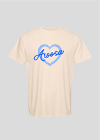 Vintage Scalloped Heart Aroosa Tee