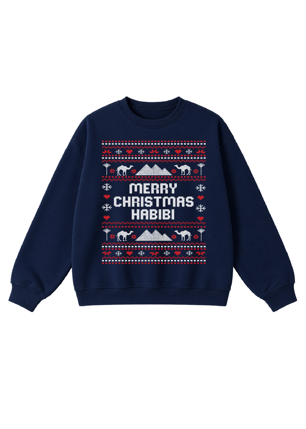 Merry Christmas Habibi - Ugly Christmas Crewneck