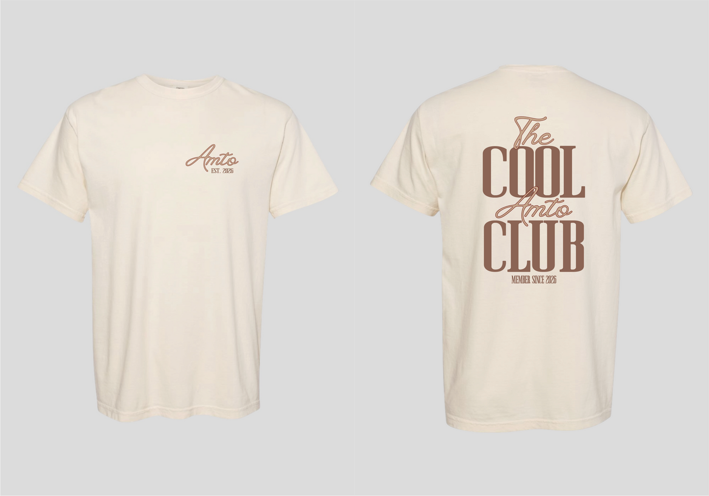 Custom Date: Cool Amto Club Tee