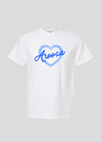 Vintage Scalloped Heart Aroosa Tee