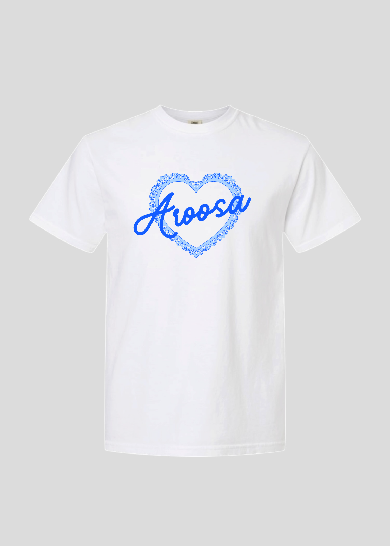 Vintage Scalloped Heart Aroosa Tee