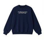 Embroidered When Life Gives You Lemons, Go To Masr For Manga Crewneck