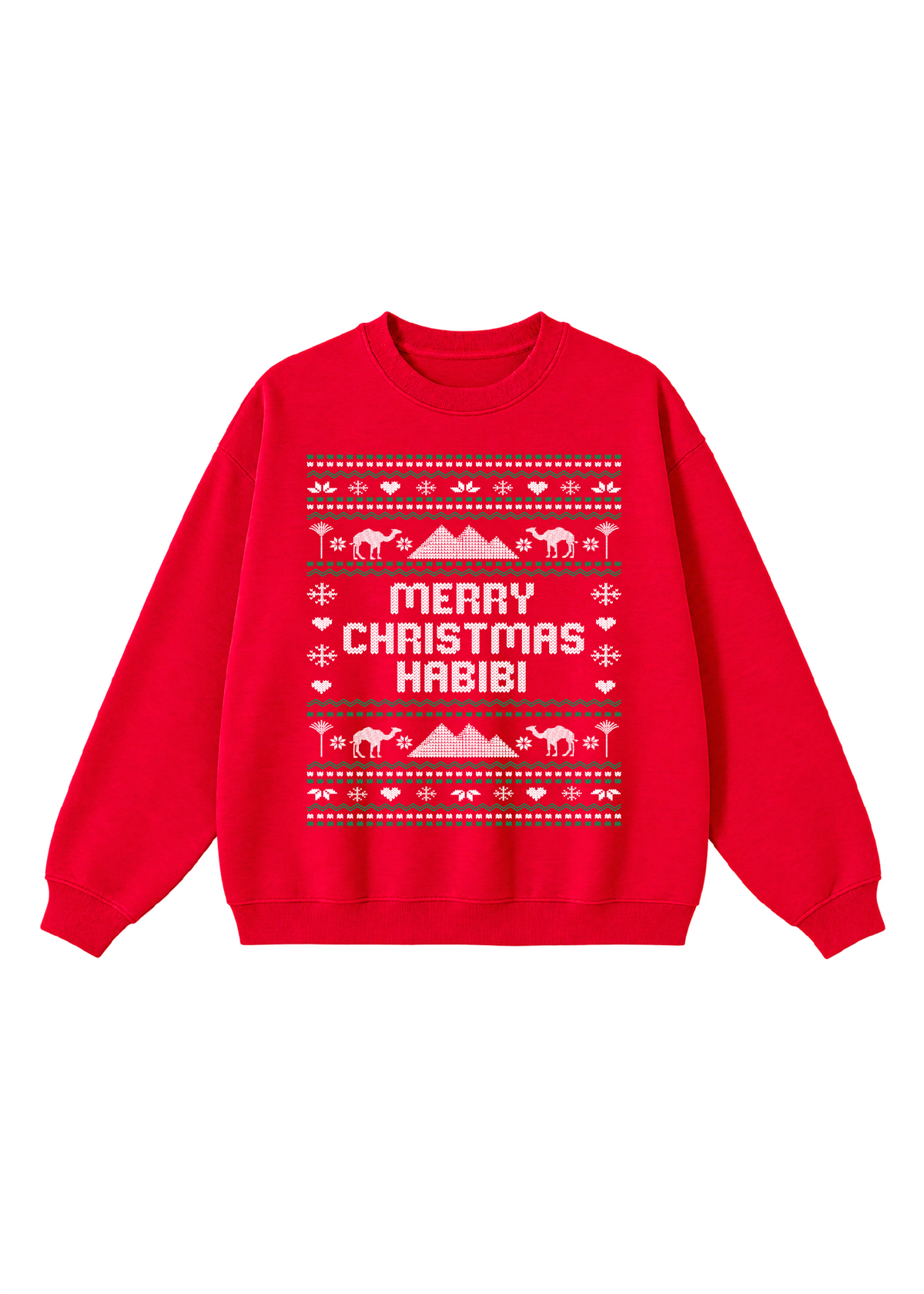 Merry Christmas Habibi - Ugly Christmas Crewneck