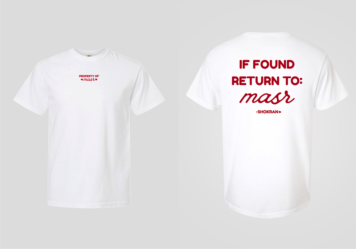 If Found Return to Masr Tee