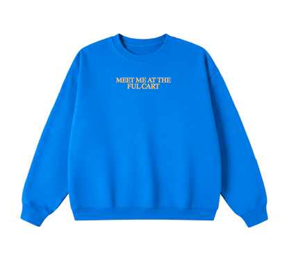 Embroidered Meet Me at the Ful Cart Crewneck