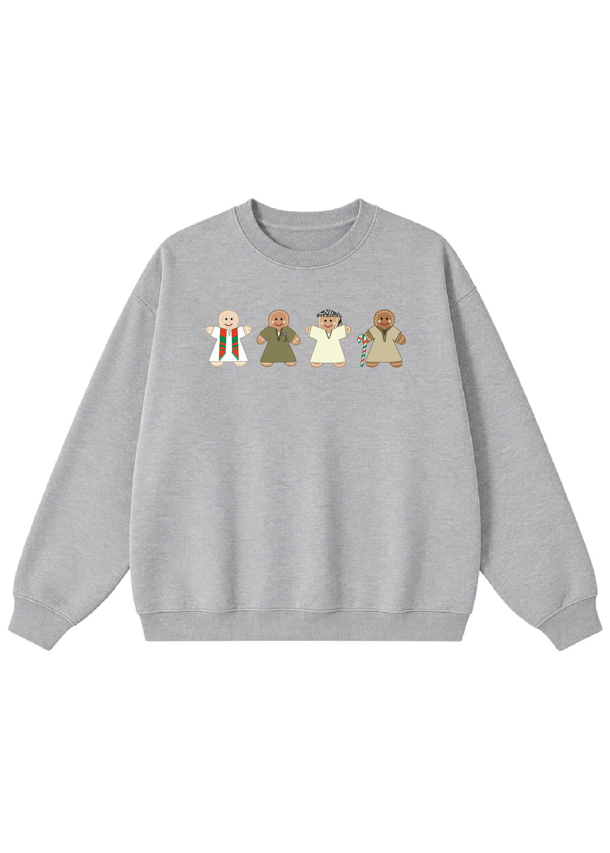 Gingerbread Men in Galabeyas Crewneck
