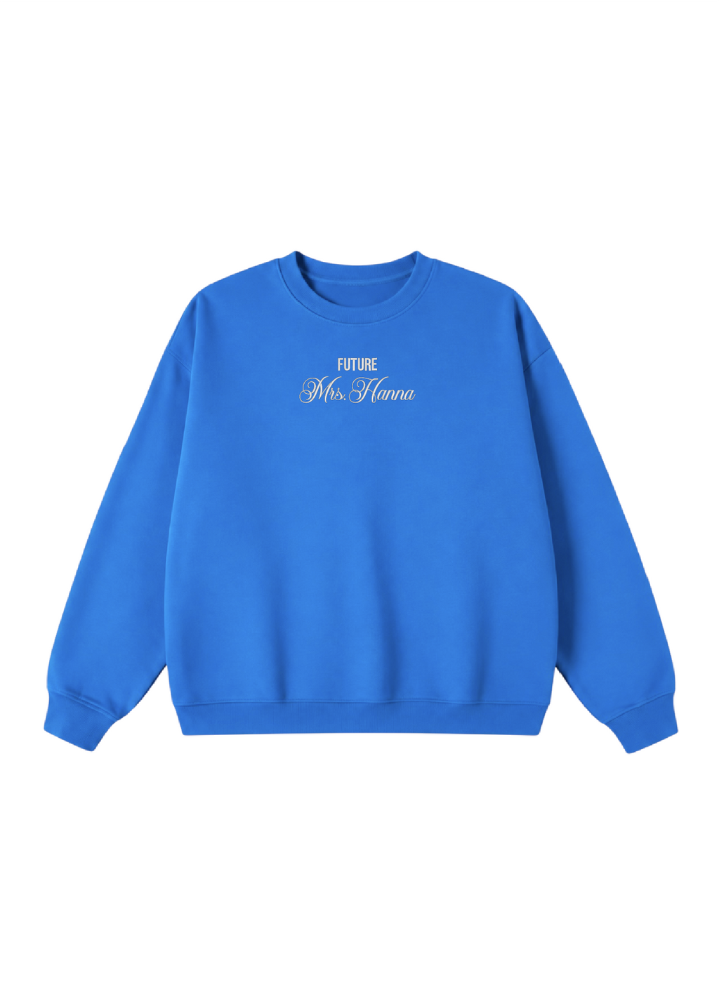 Embroidered Custom Future Mrs. Crewneck