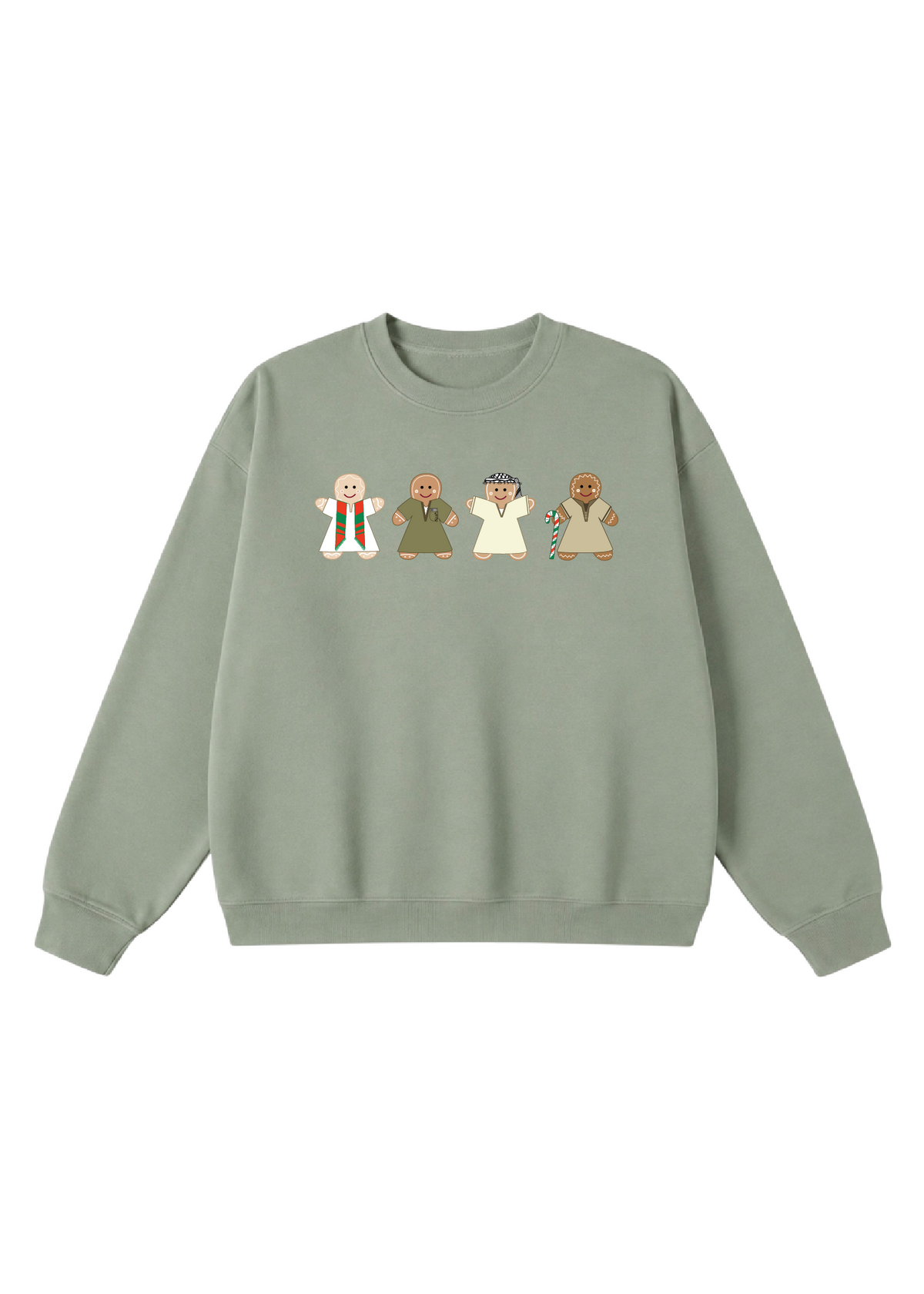 Gingerbread Men in Galabeyas Crewneck