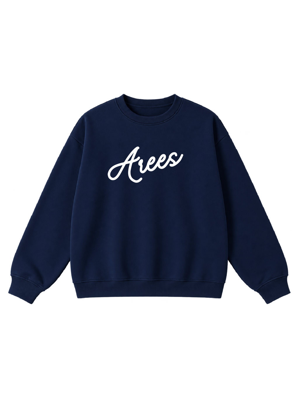 Arees Cursive Script Crewneck