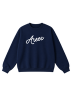 Arees Cursive Script Crewneck