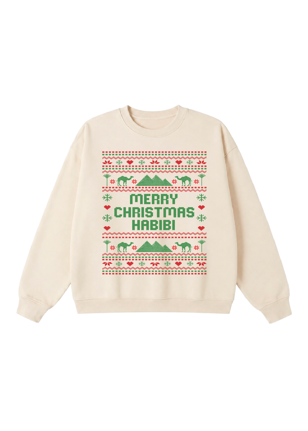Merry Christmas Habibi - Ugly Christmas Crewneck