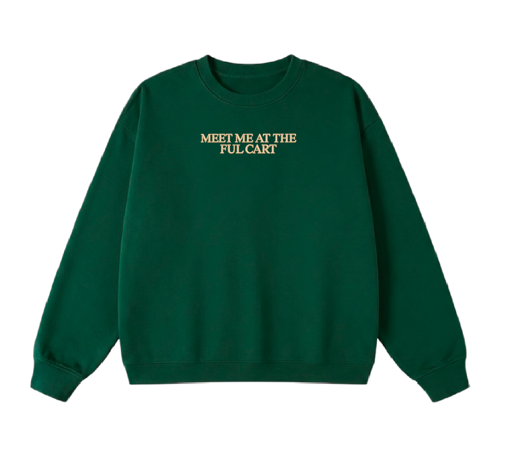 Embroidered Meet Me at the Ful Cart Crewneck