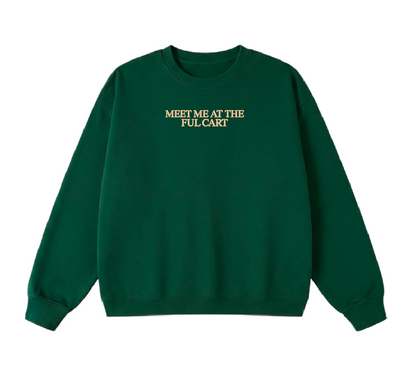 Embroidered Meet Me at the Ful Cart Crewneck