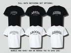 Arees [Groom] Tee with Custom Date