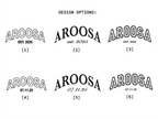 Aroosa [Bride] Tee with Custom Date