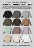 [DEAL TEE] Embroidered Unisex Mystery Coptic Cross Long Sleeve Tee