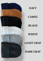 Coptic Cross Knit Sherpa Lined Beanie