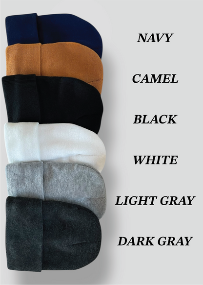 Coptic Cross Knit Sherpa Lined Beanie