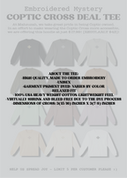 [DEAL TEE] Embroidered Unisex Mystery Coptic Cross Long Sleeve Tee