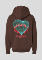 For God So Loved The World Globe Heart  Hoodie [John 3:16]